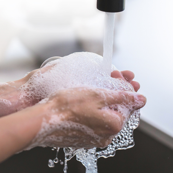 hygiène maximale avec des robinets et des flush sans contact