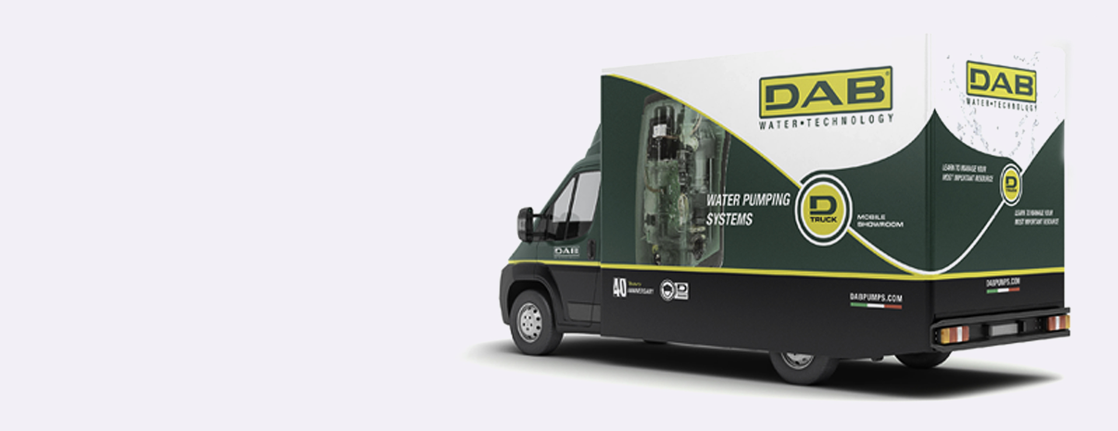D.truck is coming!