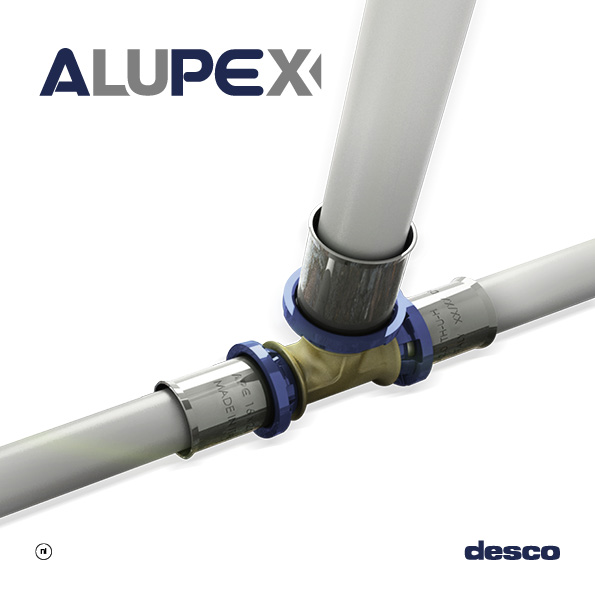 meerlagenbuis en fittingen<br>Alupex