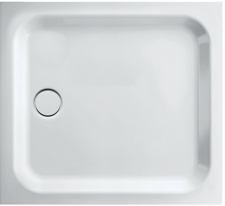 TUB PLTST.VLAK BETTE  80-120-6,5 WIT