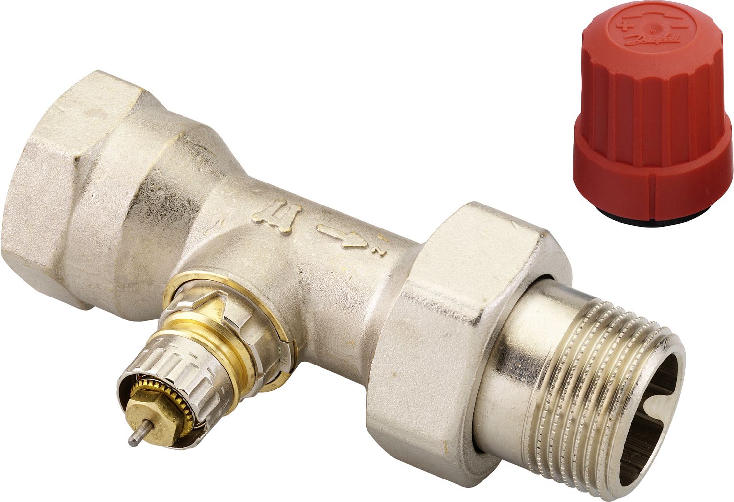 VANNE RADIAT.THERM.DANF.DROITE 4/4&quot;MF
