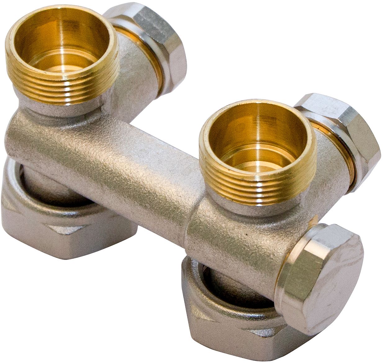 H-BLOK 1-PIJP/2-PIJP BEG.RECHT 1/2&quot;-M24