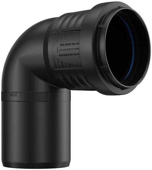 ELLEBOOG PP 90°MF 50MM ZWART