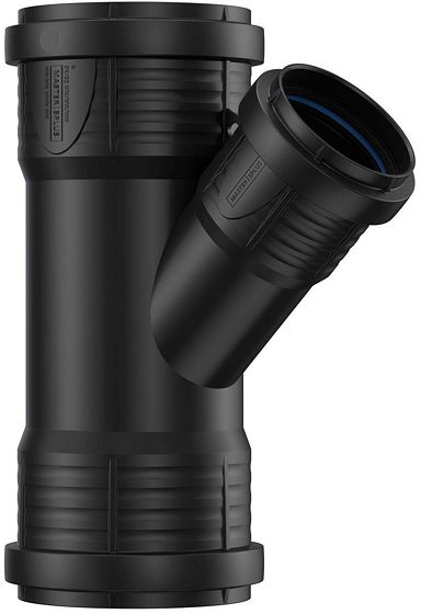 T PP 45°.FFF  75- 50MM ZWART