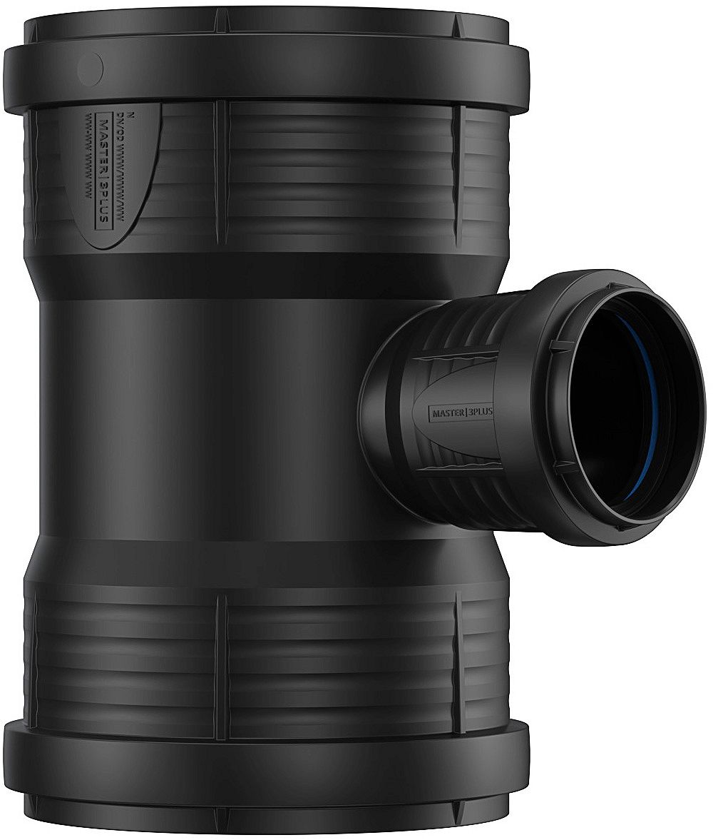 T PP 90°.FFF 110- 50MM ZWART