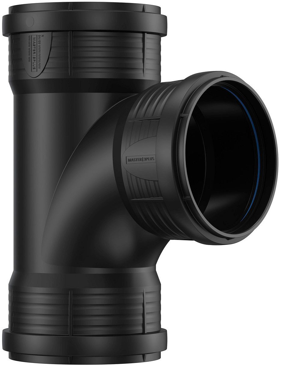 T PP 90° FFF 110-110MM NOIR