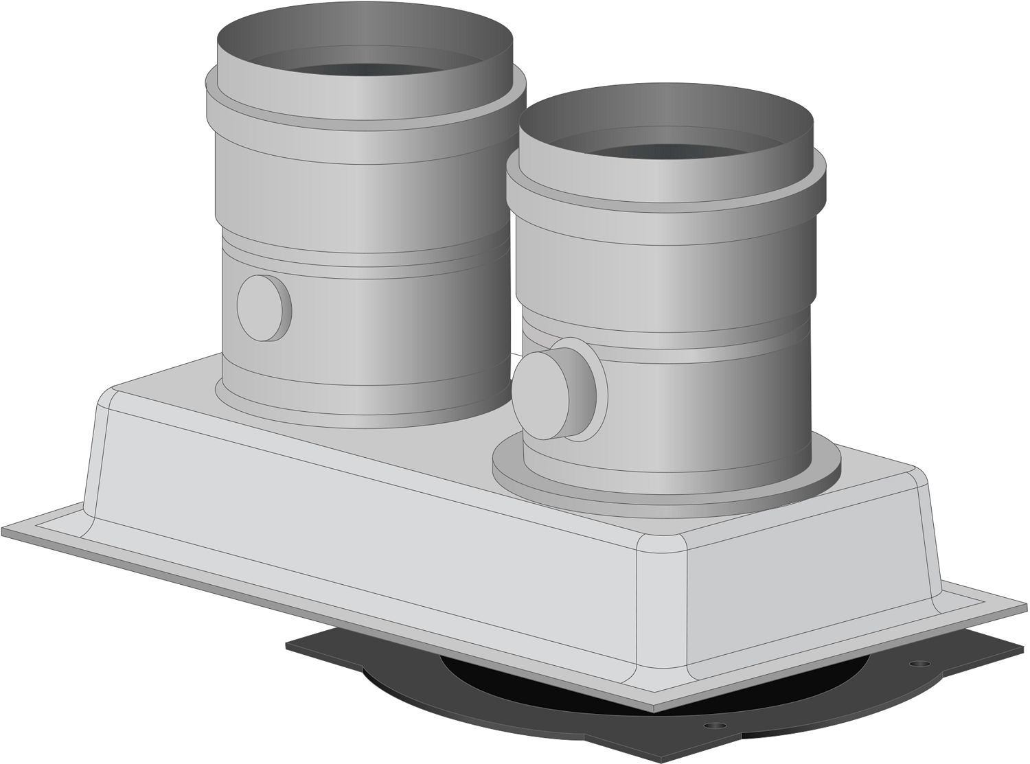 ADAPTER HR-TOP PARALLEL BULEX 80/80MM