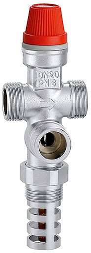 SOUPAPE DE SEC.+REMPL.THERM.CALEFFI 3/4&quot;