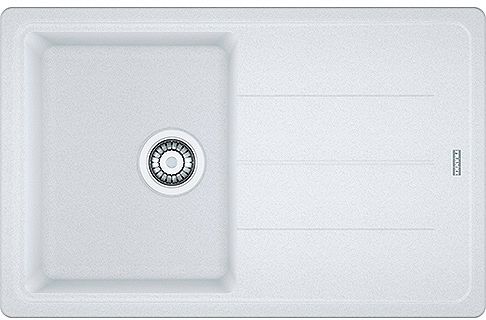 EVIER ENC.BASIS FRANKE 1B+E 78X50 M.BLA.