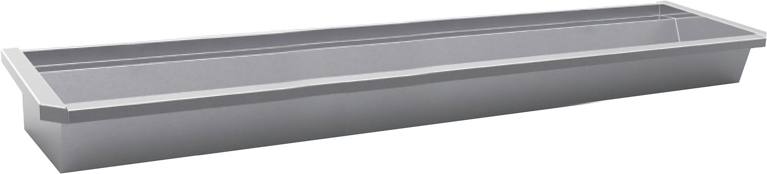 MUURWASG.SANIL.300CM RVS KR.PLAT.ZND.KR.