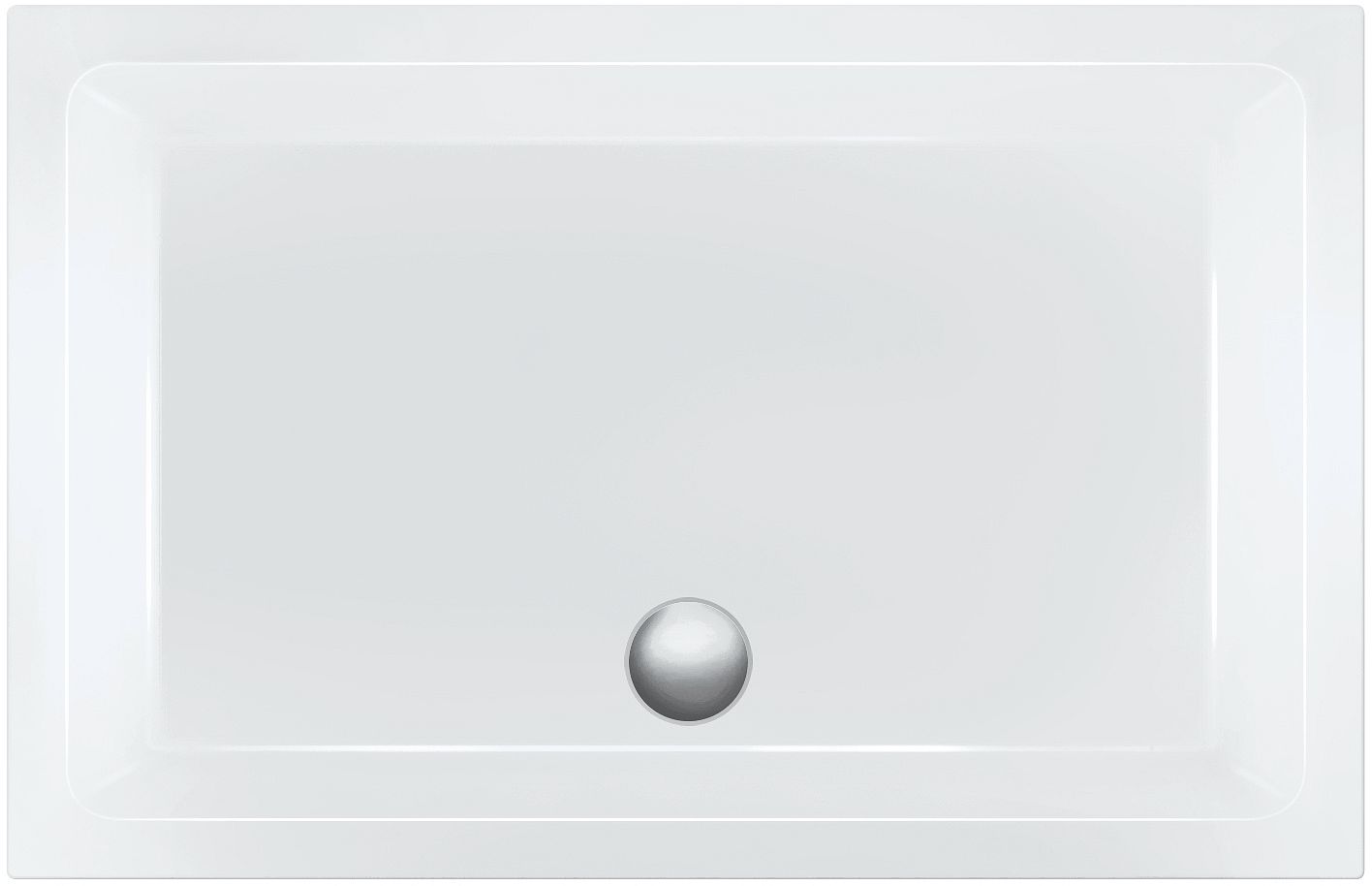 TUB ACRYL FRAME 2.0 140-90-3,5 WIT