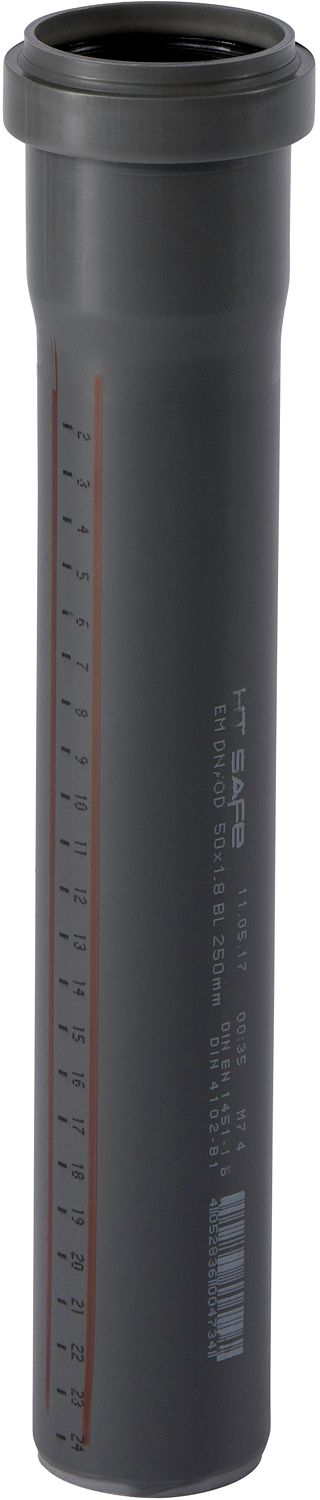 BUIS 50MM 0,25M GEMOFT PP HT-SAFE OST.