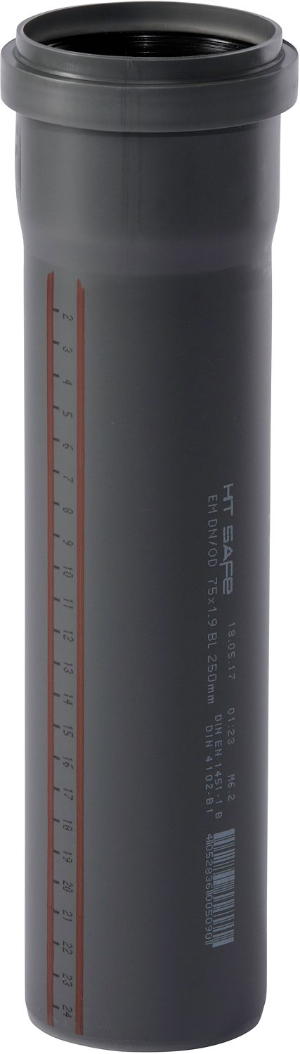 BUIS 75MM 0,25M GEMOFT PP HT-SAFE OST.