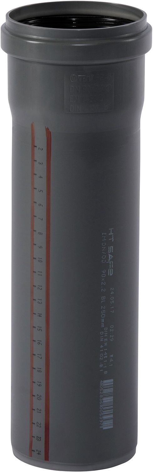 BUIS 90MM 0,25M GEMOFT PP HT-SAFE OST.