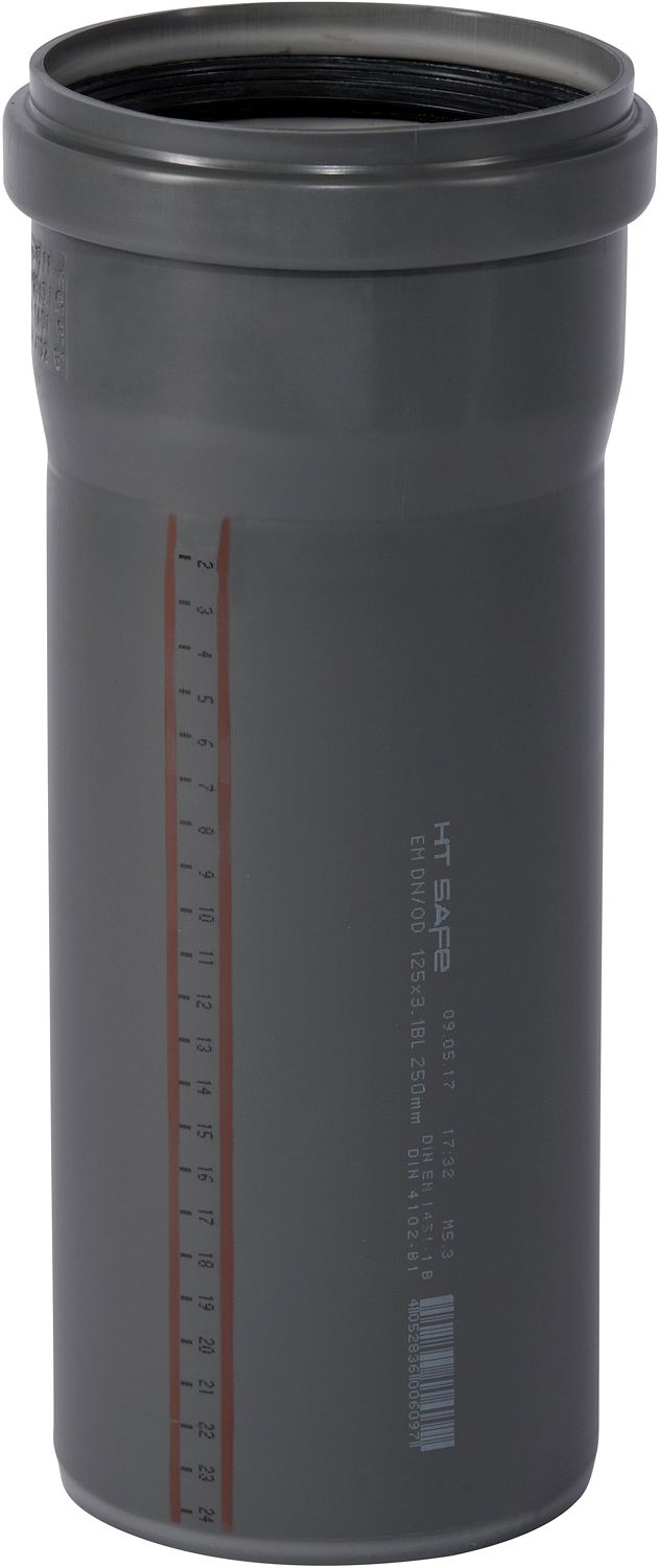 BUIS 125MM 0,25M GEMOFT PP HT-SAFE OST.