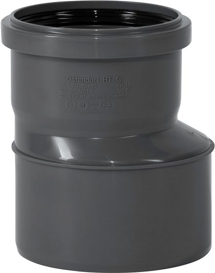 VERLOOPSTUK MF 110-90MM PP HT-SAFE OST.