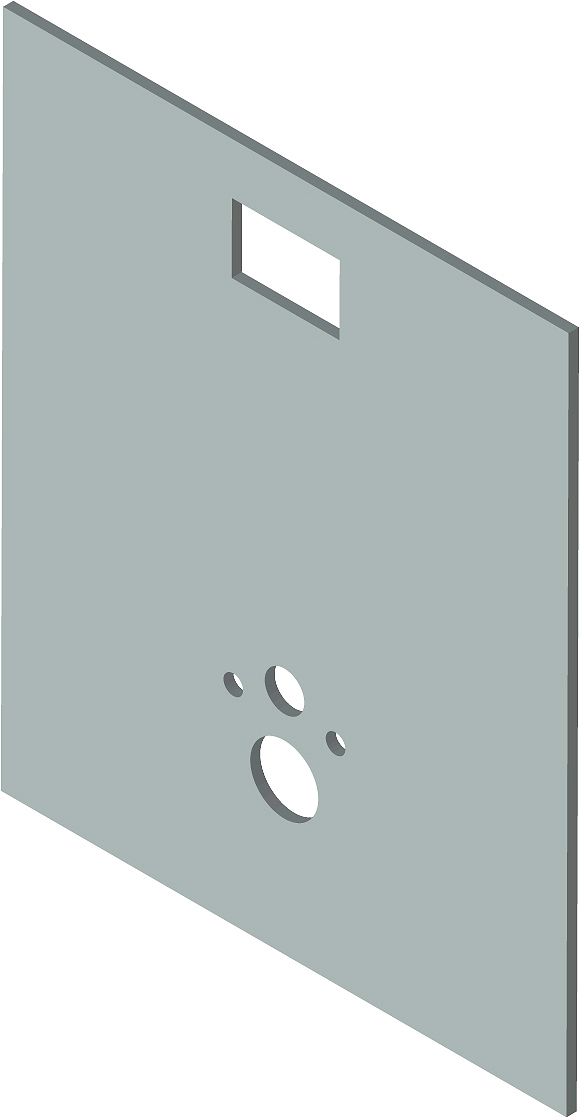 ACHTERW.VR.VOORZETW.WALLF.OLI120 MDF PAS