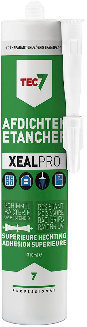 TEC7 XEALPRO 310ML TRANSPARANT  GRIJS
