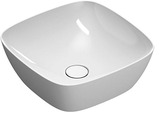 OPBOUWLAVABO ALVEA CATALANO 40X40 WIT