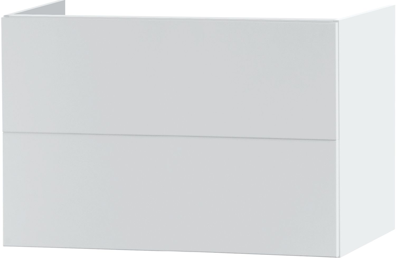 ONDERKAST PURO 2LADEN 90CM PUSH SAT.WIT