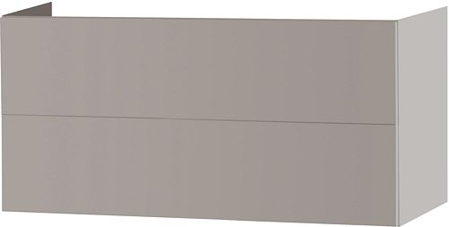 SOUS MEUBLE PURO 2TIR.120CM PUSH GRIS S.