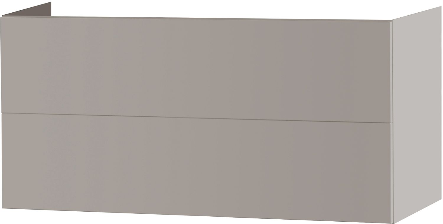 SOUS MEUBLE PURO 2TIR.120CM PUSH GRIS S.