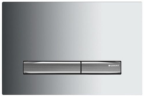 DUWPLAAT 2-TOETS SIGMA50 GEBERIT CHROOM