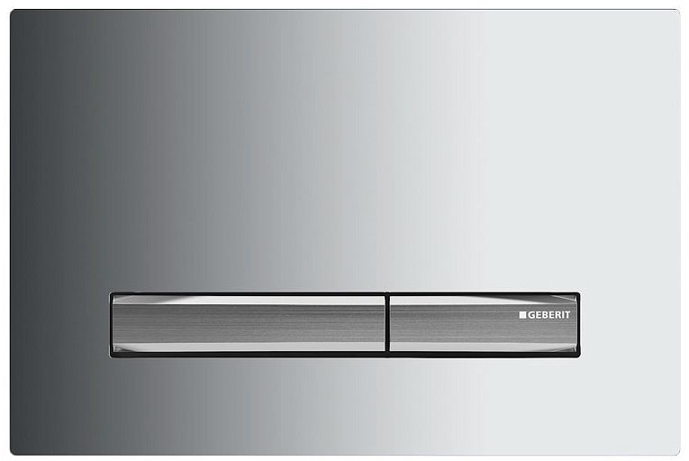 DUWPLAAT 2-TOETS SIGMA50 GEBERIT CHROOM