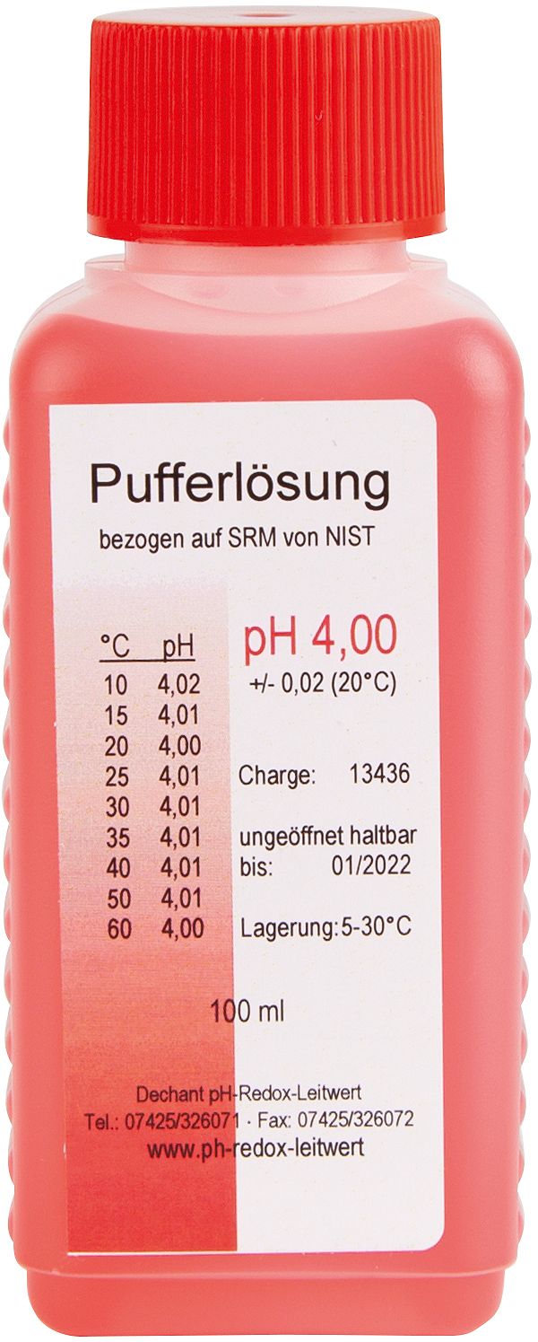 KALIBRATIEVLOEISTOF PH4,00 100ML