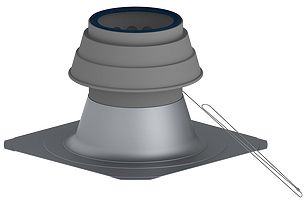 ALU AFDEKKAP PP DN150