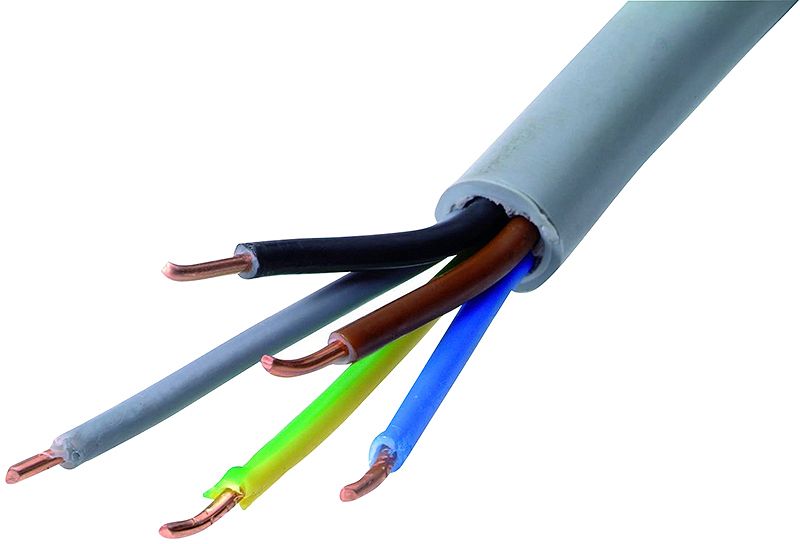ELEKTR.KABEL XVB 5G1, 5MM² PER ROL 100M