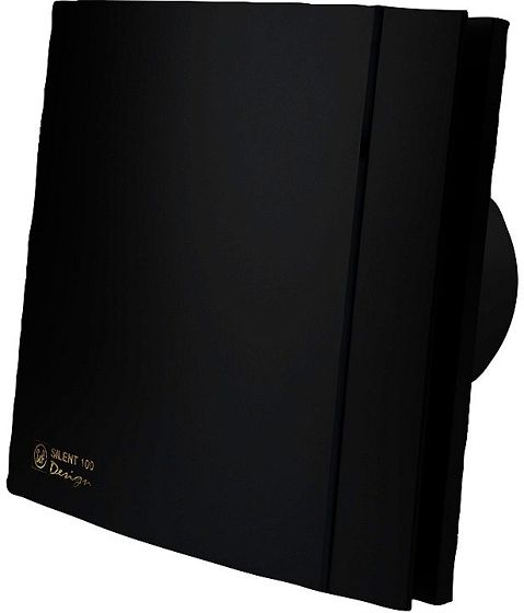BADK.VENT.SILENT-100 CZ BLACK DESIGN S&P