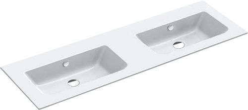 DUBBELE LAVABO ALANO 142X46CM PORS.WIT