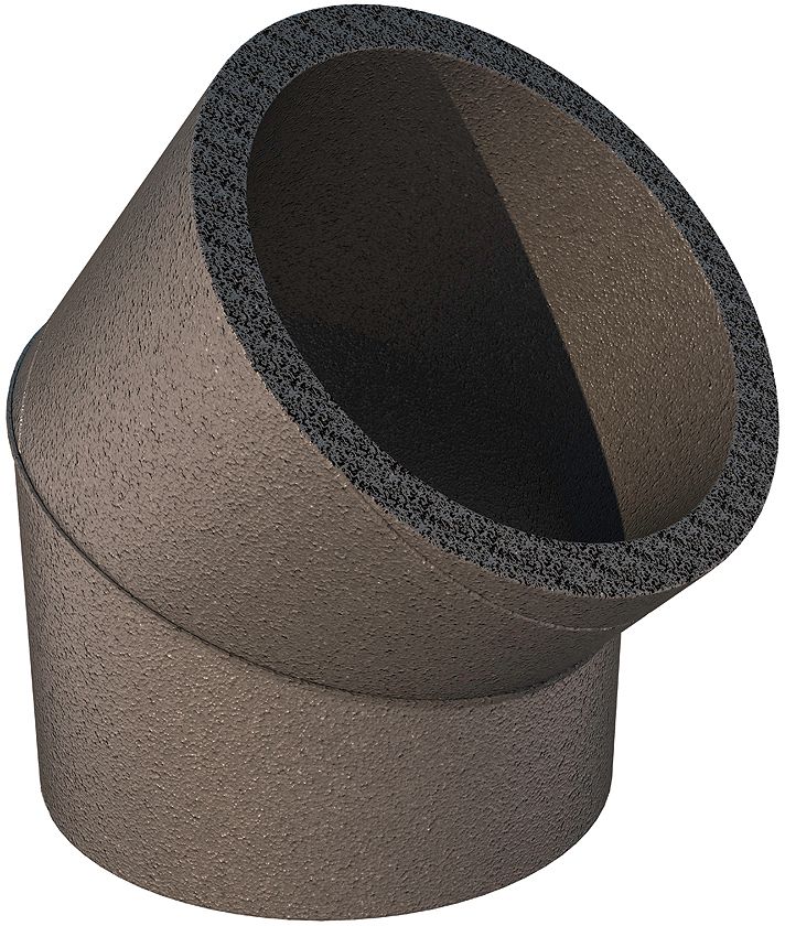 GEISOL.BOCHT D-VENT.UBBINK 200-230MM 45°