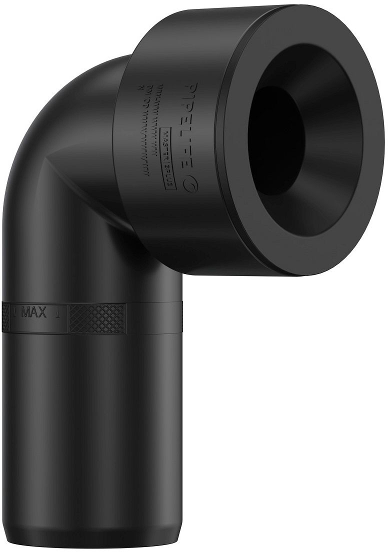 SIFONBOCHT PP 90°MF 40MM ZWART