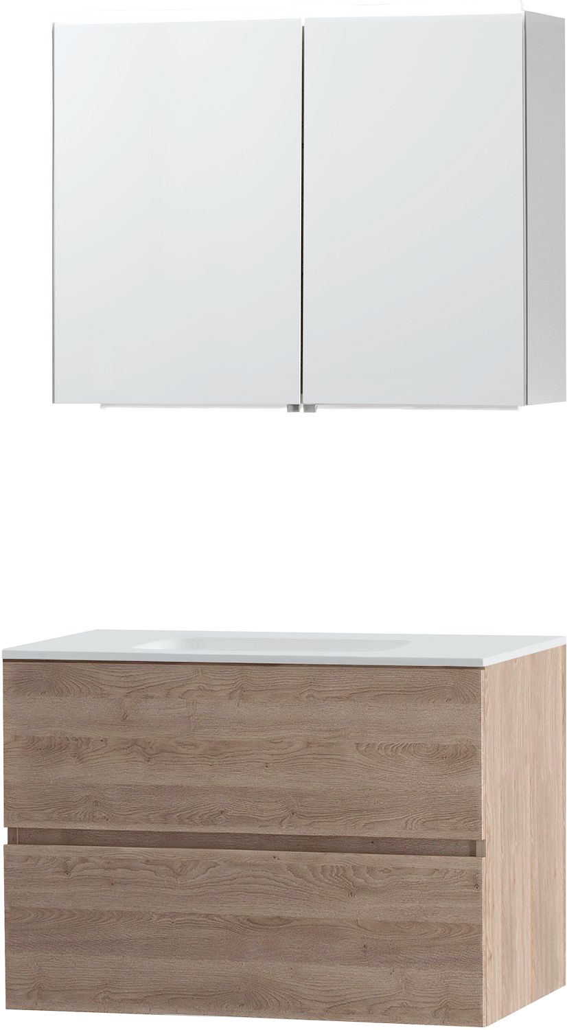 MEUBEL MOLTO EIK NAT. 90 SOLID SPIEGELK