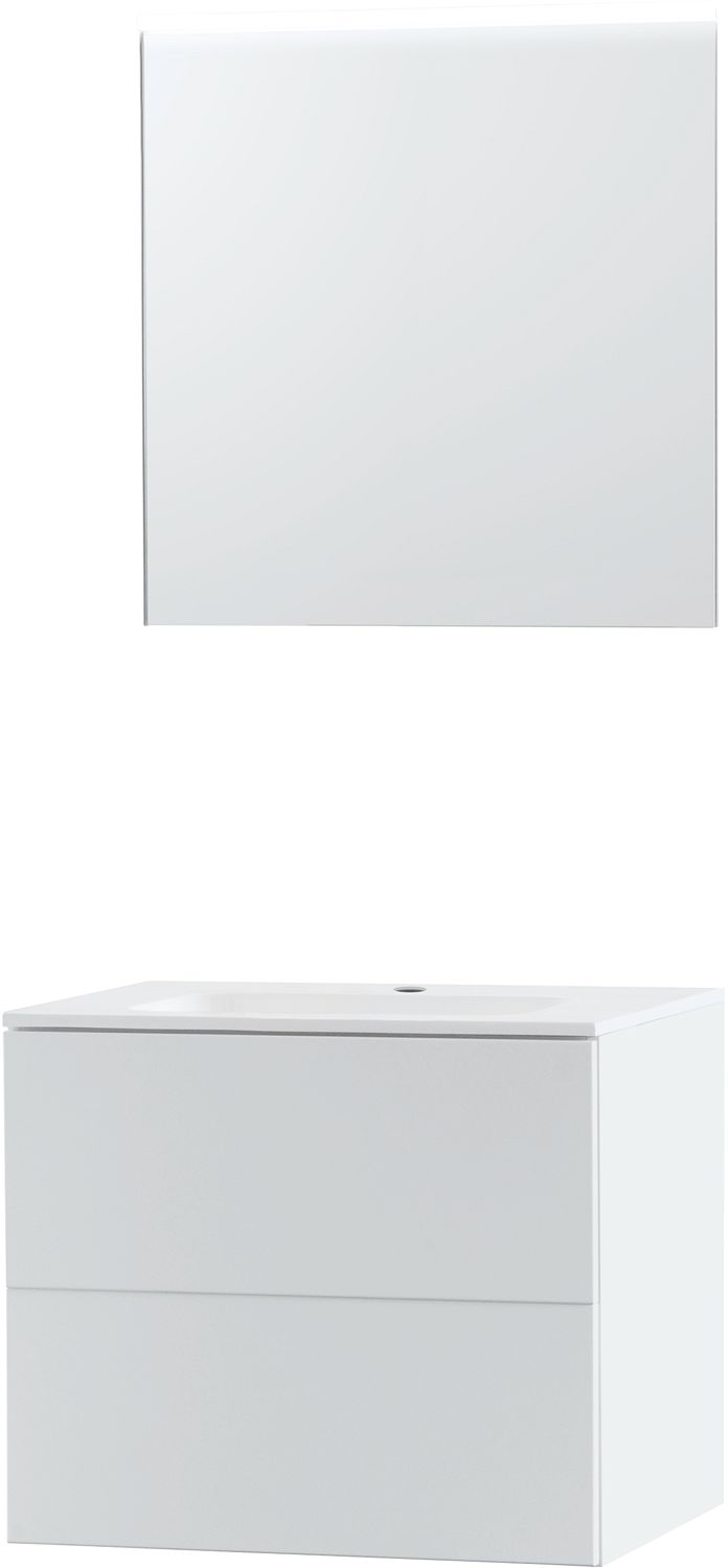 MBL.PURO SOLO BLC 70 MARB.SYNT.MIROIR