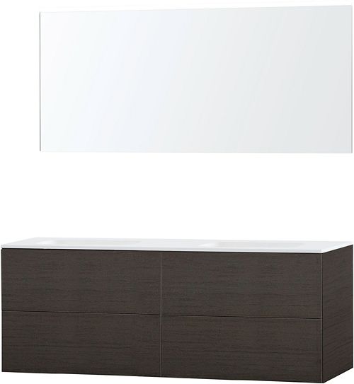 MBL.PURO DUO WENGE 160 SOLID MOL.MIROIR