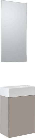 LAVE-MAIN.PURO MINI GRIS 40 SOLID MIROIR