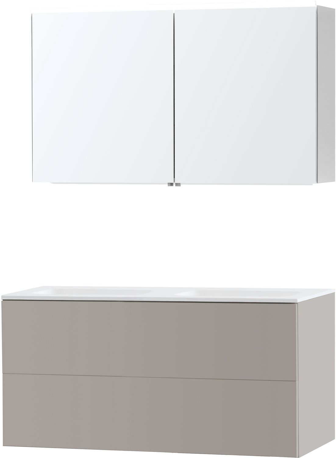 MBL.PURO DUO GRIS 120 SOL.MOLTO ARM.TOI