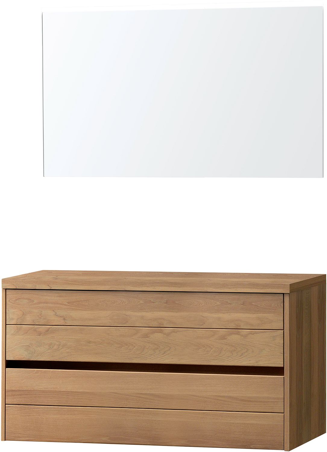 MEUBLE CHENE MASSIF 120 A POSER A.MIROIR