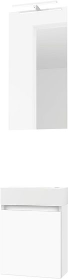 LAVE-M.FO-MINI MARBRE/1PRT/MIR/LUM.LED B