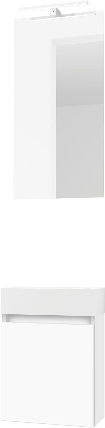 LAVE-M.FO-MINI MARBRE/1PRT/MIR/LUM.LED B