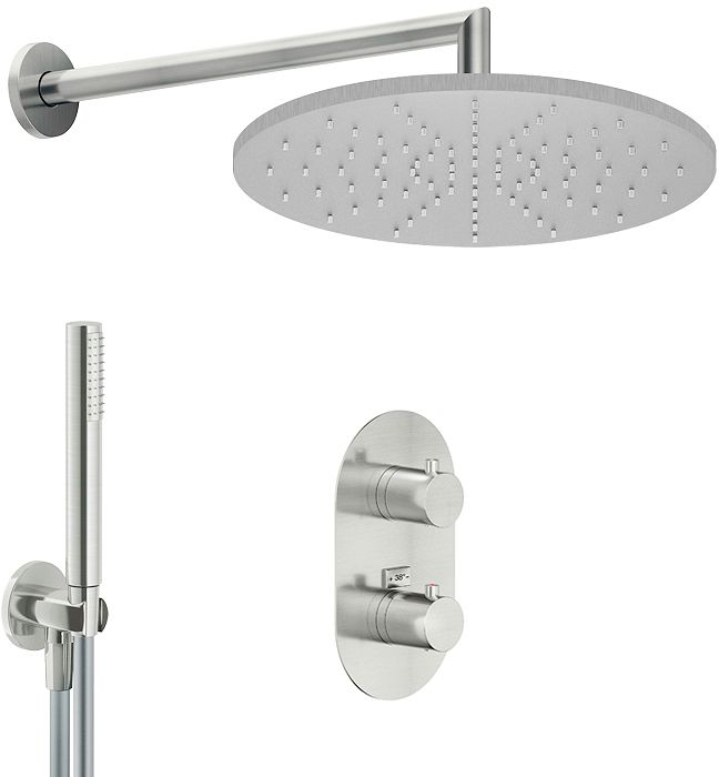 SET DE DOUCHE A ENCASTRER LIVE 300 INOX