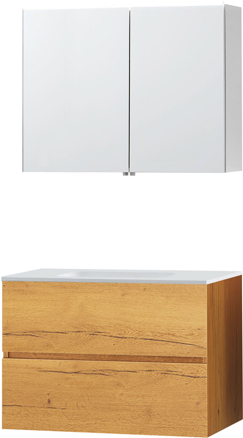 MEUBEL MOLTO EIK GOLD 90 SOLID SPIEGELK
