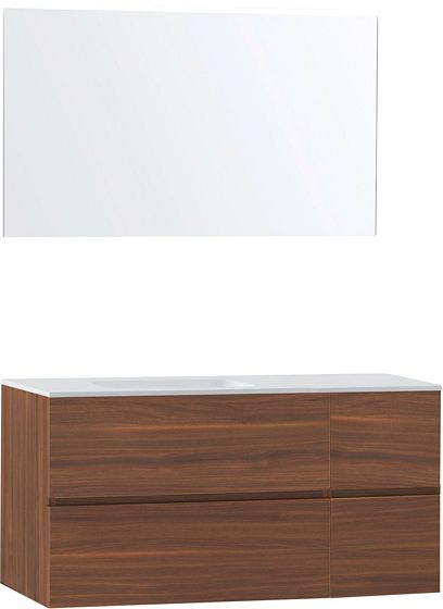MEUBEL MOLTO NOTELAAR 125 L.SOLID SPIEG