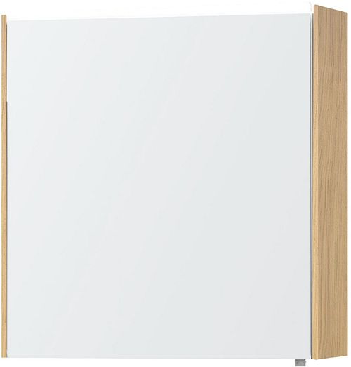 SPIEGELK.MOLTO 61CM M.VERL.LEDL.EIK BRS.