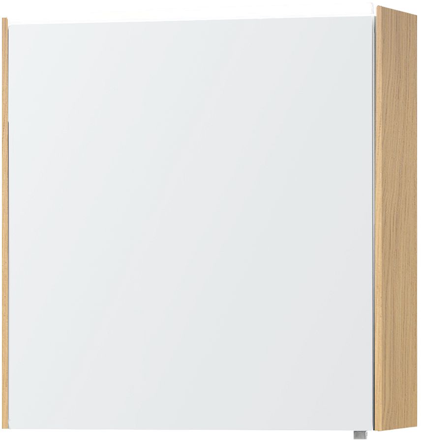 SPIEGELK.MOLTO 61CM M.VERL.LEDL.EIK BRS.