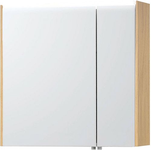 SPIEGELK.MOLTO 71CM M.VERL.LEDL.EIK BRS.