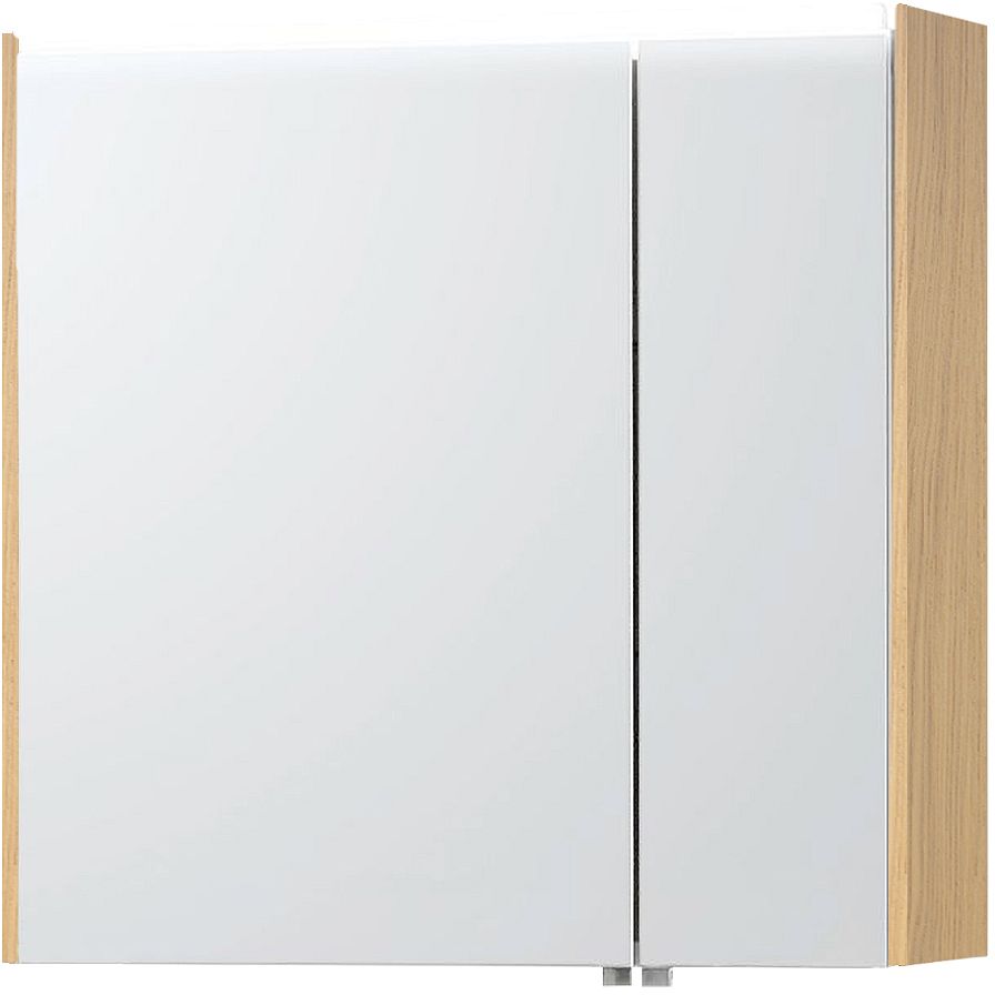 SPIEGELK.MOLTO 71CM M.VERL.LEDL.EIK BRS.